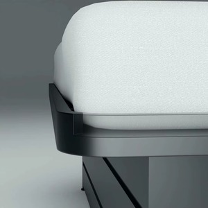 Cadre de lit en métal pliable et durable de la meilleure qualité avec pieds solides et design de rangement compact pour chambre disponible à la vente - Product Image 4