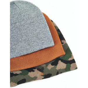 หมวกบีนนี่ผู้ชายออกแบบโลโก้เองได้-ปรับแต่งได้เต็มที่ ระบายอากาศ กันน้ำ ผ้าแจ็คการ์ด ปรับขนาดได้ สไตล์ลำลอง สำหรับฤดูหนาวและกิจกรรมกลางแจ้ง - Product Image 6