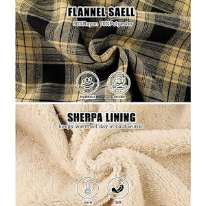 Sweat-shirts à fermeture éclair en flanelle les plus vendus, manches longues, tissu doux, séchage rapide, confortables, vêtements décontractés pour l'automne et l'hiver, pour hommes, pour l'extérieur - Product Image 6