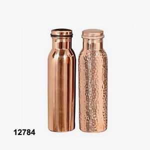 Bouteille d'eau en cuivre, martelée avec poignée, 1 pièce - Product Image 6