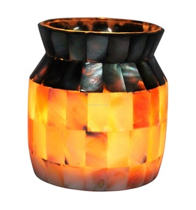 Black Transparent MOP Metal <b>Tea</b> <b>Light</b> <b>Holder</b> Clear Glass Home Decor Handmade IHA Brand Model IHACA342 Valentine's Day Easter - Product Image 5