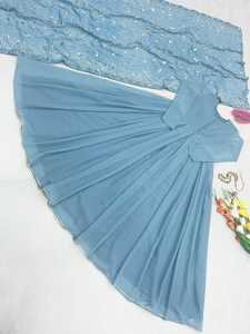 Lancement de la nouvelle tenue de soirée, Look robe et Dupatta ensemble robe traditionnelle entièrement cousue vêtements décontractés robe longue pleine allure Kurti - Product Image 5