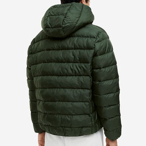 Vente en gros de vestes et manteaux d'extérieur en duvet surdimensionnés pour hommes avec logo personnalisé Veste d'hiver en duvet avec impression OEM - Product Image 4