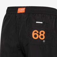 Shorts de Baño para Hombre, Tejidos, con Estampado por Transferencia de Calor, de Secado Rápido, 100% Poliéster