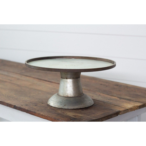 Soporte de bandeja de Metal galvanizado rojo rústico de 2 niveles con asa, bandeja de servicio escalonada de granja Vintage para soporte de exhibición de mesa de cocina - Product Image 2