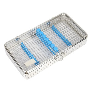 Caja de almacenamiento de Instrumentos dentales Manual quirúrgico Pentax de alta calidad, juego de 7 piezas, esterilización de malla de microalambre de acero inoxidable - Product Image 4