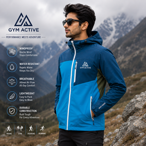Men's Winter Outdoor Breathable Softshell <b>Jacket</b> <b>Waterproof</b> Windproof Hooded Hiking Lightweight Sports Polyester/Cotton - Product Image 6
