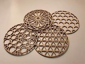 Posavasos de madera de la mejor calidad, fabricante de suministro directo de fábrica en India, disponible en diferentes colores - Product Image 2