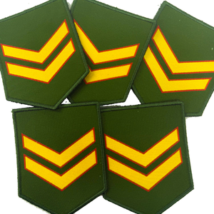 ป้ายตัดด้วยเลเซอร์ที่กำหนดเองสำหรับตกแต่งเครื่องแต่งกายแพทช์และการออกแบบรูปร่างที่ไม่สม่ำเสมอด้วยการปักเสร็จม้วนรูปร่าง - Product Image 2