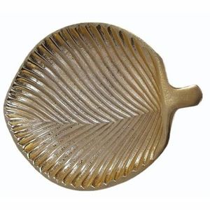 Tazón Decorativo Hecho a Mano con Diseño de Hojas y Frutas, Tazón de Metal Personalizable en Aluminio y Latón, Disponible en Varios Tamaños para Decoración del Hogar - Product Image 3