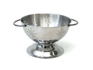 Home Basics Deep Kitchen Stainless Steel <b>Colander</b> Basin Set Quality Fruit Vegetable Rice <b>Strainer</b> Sink Tea Washing Quality Home - Product Image 3