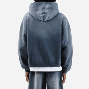 Nouveauté en vente chaude, sweats à capuche délavés au soleil pour hommes, style unique, sweats à capuche délavés au soleil respirants en meilleur matériau - Product Image 2