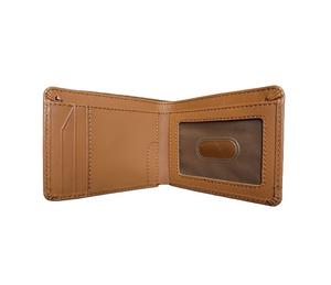 ที่ใส่บัตรหนังแท้แบบกำหนดเองน้ำหนักเบามีช่องใส่บัตรสำหรับผู้ชายกระเป๋าสตางค์หนังบางขนาดเล็ก - Product Image 1