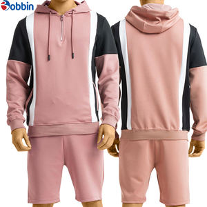 Nouveauté, survêtement de sport unisexe 100% coton, design personnalisé, respirant, ensemble court d'hiver surdimensionné, sweat-shirt pour homme, taille plus - Product Image 4