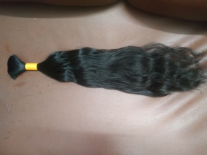 Cheveux Remy indiens à un tirage en vrac couleur de cheveux naturelle en vente entière cheveux indiens de haute qualité - Product Image 5