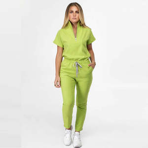 Soins de santé professionnels Scrubs Tissu respirant Uniformes médicaux Infirmière Scrubs médicaux Ensembles de gommage élégants pour les travailleurs de la santé - Product Image 4
