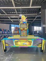 Jeu de Hockey Aérien Électronique Interactif Magique pour 4 Joueurs, Écran en Plastique Portable pour Centres de Divertissement Familial