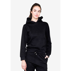 Sudadera con Capucha de Forro Polar Negro para Mujer, Sudadera Informal para Damas, Sudadera con Capucha para Invierno - Product Image 1