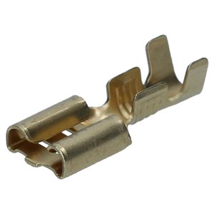 Cembre BN-FA608 <strong>Flat</strong> <strong>connector</strong> sleeve 6.3x0.8 / 1-2.5mm&sup2; 100 pieces - Product Image 1