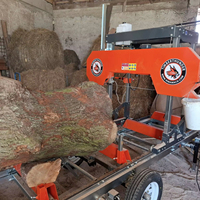 Machine forestière, scierie mobile horizontale à bande pour la coupe du bois