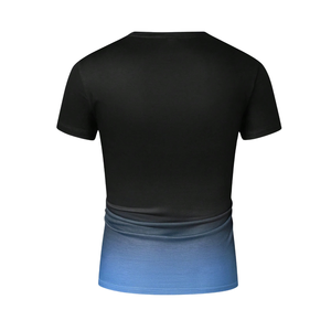 Mens Solid Color Crew Neck Short Sleeve Regular Fit Casual Summer <b>T</b>-<b>Shirt</b> Breathable Quick-Dry Fabric <b>6XL</b> Comfortable Print - Product Image 2