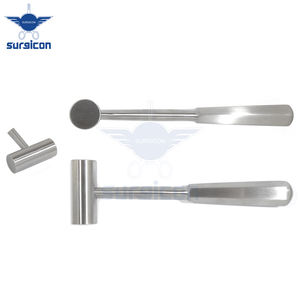 Venta al por mayor Partsch ortopédico 22MM 18cm 220g instrumentos quirúrgicos manuales de Acero Inoxidable base Surgicon hueso martillo mazos MOL - Product Image 2