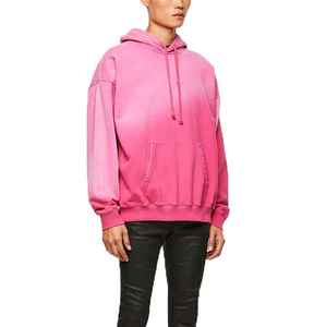Venta caliente mejor fabricante buen precio 100% algodón polar transpirable ecológico hombres pulóver Sudadera con capucha de secado rápido Color sólido - Product Image 3