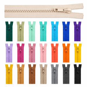 Fermetures éclair séparables pour vestes, manteaux, combinaisons de sport – Nylon robuste, double curseur non verrouillable, fermeture éclair de 50 cm - Product Image 3
