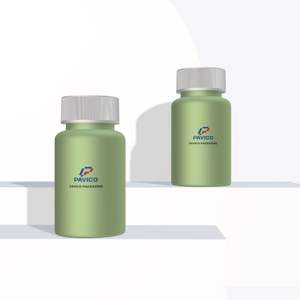 ขวดยาพลาสติก PET ทรงกระบอกพร้อมสกรูสำหรับบรรจุของเหลวโรงงานเวียดนามผลิตจากพลาสติก PET - Product Image 1