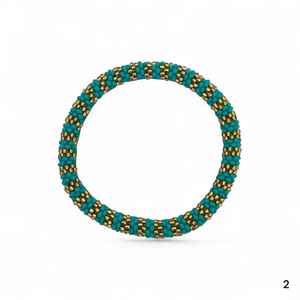 Bracelet manchette abeille brodé à la main-Taille personnalisable non toxique et écologique pour femmes et filles - Product Image 4