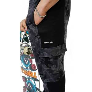 PANTALÓN APEXAL CARGO DE CAMUFLAJE GRIS-SIGNATURE Regular Fit Transpirable Absorbe el sudor Active-Stretch Tejido de punto doble - Product Image 5