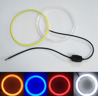 HYUGA Halo Ring Angel Eye Colorful 60MM 2W COB LED haute puissance, nouveau pour voitures, couvercle en PC, étanche, garantie 1 an, ajustement universel
