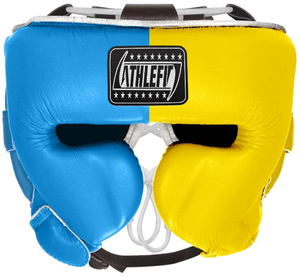 Protector de cabeza de cuero personalizado, protectores de cabeza ganadores para boxeo y entrenamiento de artes marciales, casco protector facial - Product Image 6