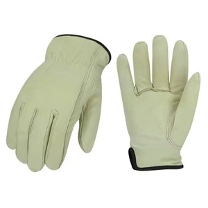 Guantes de trabajo de cuero de vaca de diseño personalizado para hombre, guantes de seguridad, guantes de soldadura - Product Image 4