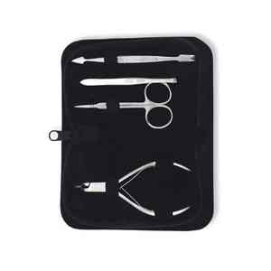 Ensembles d'instruments de manucure et de pédicure en acier inoxydable de qualité bricolage et industrielle 4 pièces, ensembles de soins des ongles de 2 ans de garantie - Product Image 5