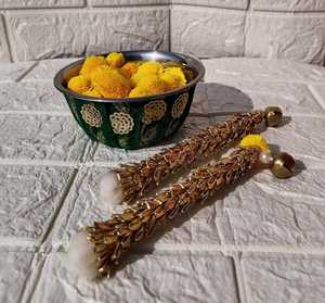 Haldi Mehndi แผ่นตกแต่งอินเดียของขวัญขึ้นบ้านใหม่ kumkum thali nikah งานแต่งงานต้องการ lohri อุปกรณ์เสริมงานเลี้ยง - Product Image 3