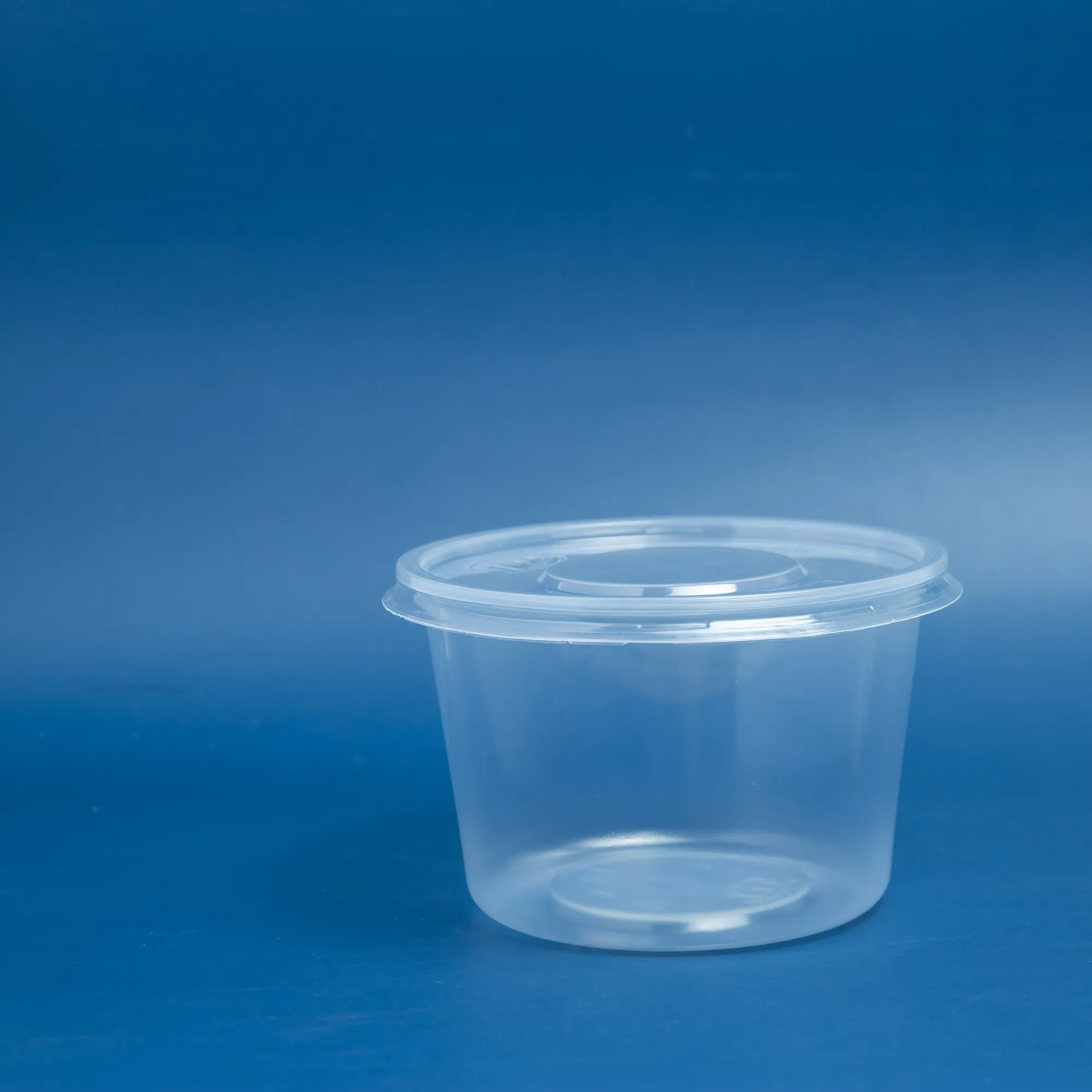 Gıda konteyner tek kullanımlık PP plastik gıda kabı yuvarlak şekil kutusu paket şeffaf şeffaf yeni ürün fikirleri 2024 amazon