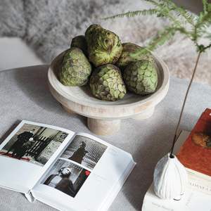 Cuencos de madera de acacia natural, cuencos de inmersión para preparación de alimentos, cuenco para platos de caramelo, decoración del hogar, regalos de inauguración de la casa, tamaño personalizado, Color de madera Natural - Product Image 2