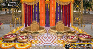 Conjunto de Rolu Rokli Tradicional Decorativo de Moda para Ceremonia de Boda, Conjunto de Rolu Rokali para Celebración de Haldi Preboda - Product Image 4