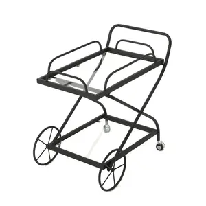 Carrito de Bebidas Premium Ecológico de Plástico Hecho a Mano para Hoteles, Diseño Personalizado, Estilo Americano, Seguro - Product Image 3