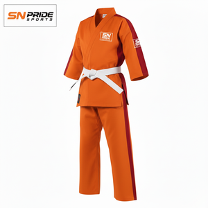 Premium Quality Unisex Customized Color Durable Breathable Lightweight Cotton Karate Uniform Black <b>Belt</b> for Sale Bulk Customized - Product Image 5