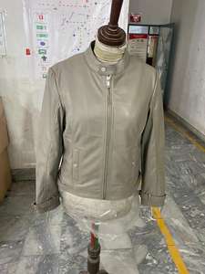 Vestes en cuir pour femmes personnalisées directes d'usine à la mode - Product Image 4