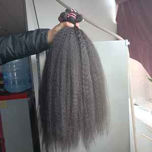 Cinta de pelo lacio, 100% cabello Virgen sin procesar Sin caída, sin enredos, sin pelo de Animal - Product Image 5