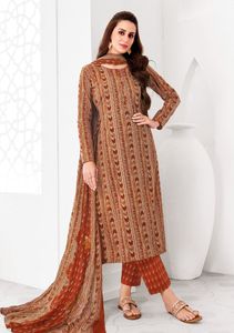 Haute sur demande pur coton avec feuille imprimé Kurta bas avec Dupatta pour filles vêtements de tous les jours costumes disponibles au prix de gros - Product Image 2