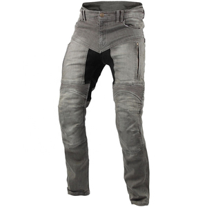 Jeans de moto D-Ride pour hommes, respirants, séchage rapide, mélange polyester/coton, inserts extensibles, protection en Kavler, haute qualité - Product Image 4
