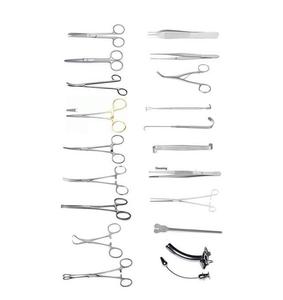 Instruments chirurgicaux manuels réglés d'acier inoxydable de chirurgie de trachéotomie - Product Image 4