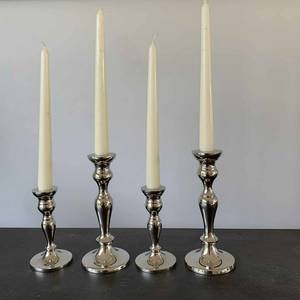 <b>Silver</b> Holder Variety 3 Pack,Decor,Candle Holders,Taper Candle Holders - Product Image 3