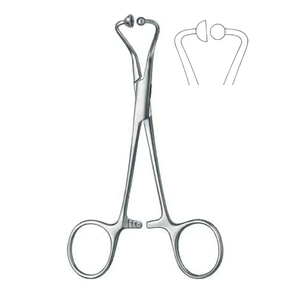 Pince à serviettes Backhaus de haute qualité en acier inoxydable, design professionnel, avec échantillon gratuit, 14 cm - Product Image 3