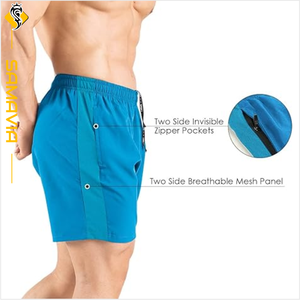Custom <b>Men's</b> Bermuda Running <b>Shorts</b> Breathable Quick Dry Athletic Sportswear with Pockets Casual Style for Training & Workout - Product Image 5