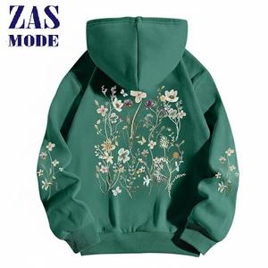 Nouveauté : sweat-shirt et sweat à capuche en jersey 100% coton, écologique, à fleurs, pour femmes, fabriqué au Bangladesh - Product Image 1